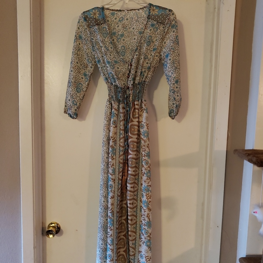 Sheer long dress